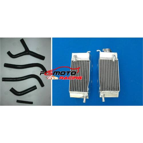 Aluminum racing Radiator + silicone HOSE For HONDA CR250 CR 250 CR250R CR 250R 1983 83