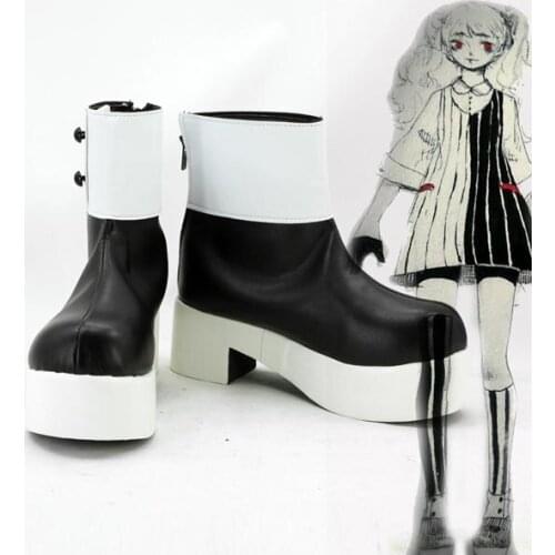 Dangan Ronpa Monokuma Cosplay Shoes Boots For Adult Womens Halloween Party Cosplay Boots Custom Made