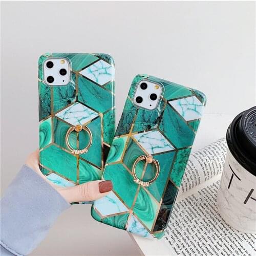 For Samsung Galaxy S20 Plus Case S20 Ultra S8 S9 Plus Marble Case Luxury Soft Case for Samsung A51 A50 A70 A71 A40 Cover Holder