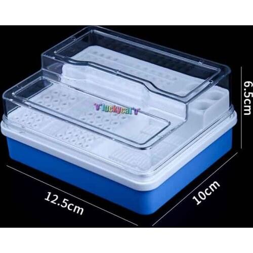 91 Holes Dental Endo Storage & Disinfection Box Case for Endo Burs Files Instrument For Dentist Lab