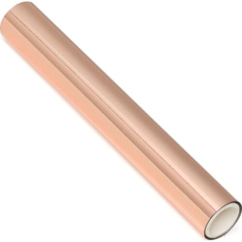 3M x 1 Roll Bronze Color Hot Foil Paper Heat Activated Glimmer Holographic Transfer Sheets Hot Stamping Paper