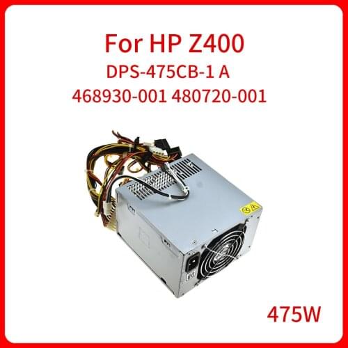 Original 475W PSU DPS-475CB-1 A 468930-001 480720-001 Workstation Switch Power Supply Adapter For HP Z400 Server Power Module
