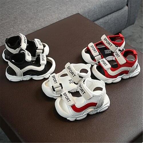 0-3 years old baby sandals boy Girls non-slip Breathable sandals Girls Baotou Soft bottom Comfortable Toddlers Children shoes