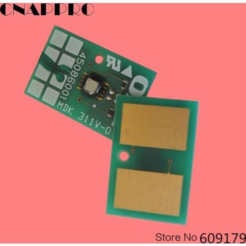 Compatible OKI 45536433 Toner White Chip For Okidata C941 C942 C 941 942 data printer powder refill resetter