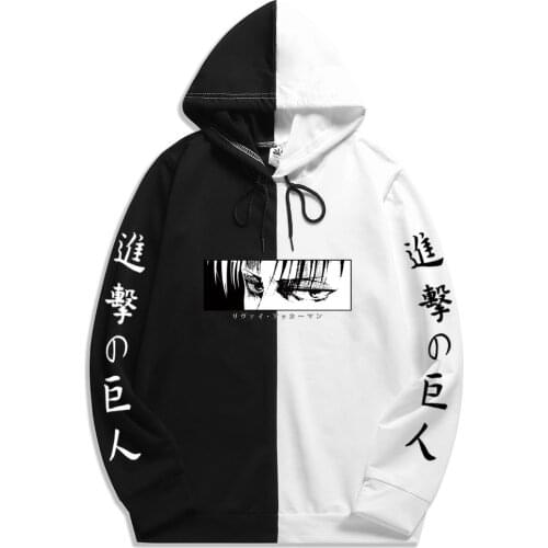 Anime Brand Attack on Titan Shingeki No Kyojin Print The Sharingan Hoodies Pullover Sweatshirt Harajuku Hip Hop Thin Clothing