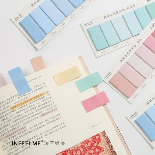 120 Sheets/Pack Colorful Simple Memo Pad Sticky Notes Office School Daily Planner Scrapbooking Stationery Accessories