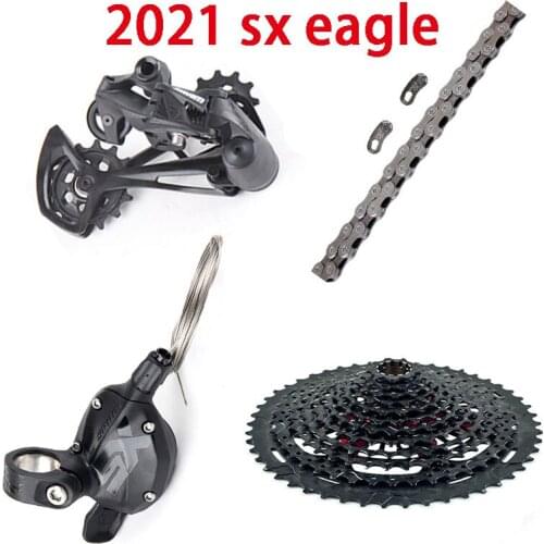 2021 SRAM SX EAGLE 1x12 12 Speed Bicycle Groupset Kit 9-50T Cassette XD Driver Trigger Shifter Rear Derailleur Chain Freewheel
