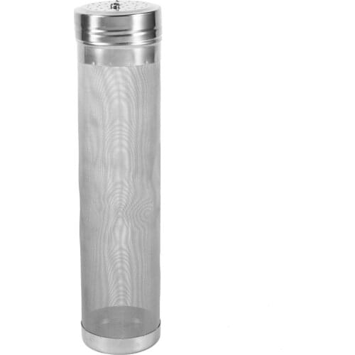 7X29cm Stainless Beer Dry Hopper Filter Hoping 300 Micron Mesh Homebrew Wine Spider Strainer Sliver Home Brew Beer Filter Keg