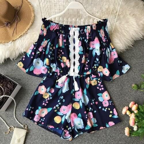 ALPHALMODA Women's Beach Jumpsuits