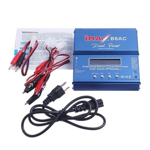 B6AC 50W Battery Balance Charger for Li-ion / LiPo / LiFe 1-6 cells, and Ni-Cd / NiMH 1 -15 cells