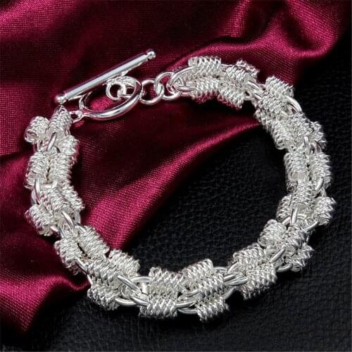 925 Sterling Silver colorLink Chain Bracelet Cute Girls Charm Cubic Zirconia Micro Pave CZ Crystal Bracelet Jewelry S032