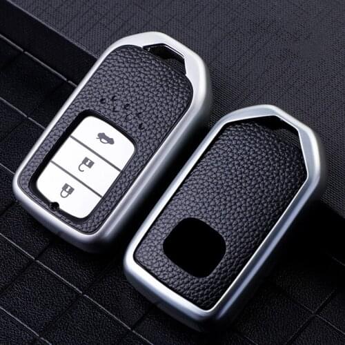 TPU Car Key Case Cover For Honda Vezel city civic Jazz BRV BR-V HRV Fit Remote Key Keychain Auto Accessories Cover