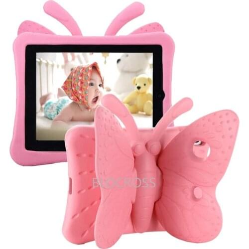 Case for iPad Air 2 1 9.7 Inch 3D Cartoon Butterfly Cover Non-Toxic EVA Shell Girl Boy for Ipad Pro 11 9.7 10.5 10.2 8th 7th Gen