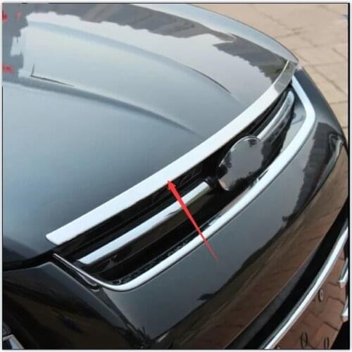 For Ford Escape Kuga 2013 2014 2015 2016High Quality stainless steel Front Hood Bonnet Grille Grill Lip Cover Trim Molding Garni