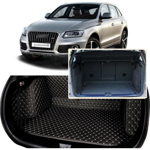 Full Covered Seat Pad Cargo Box Trunk Floor Mat Carpet Liner For Audi Q5 2013-2017