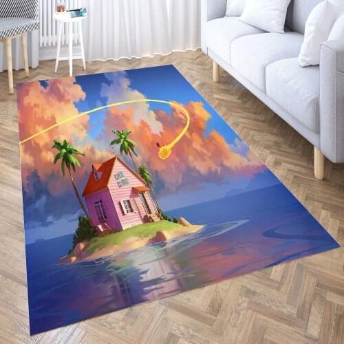 D-ra-go-n B-a-ll Son G-oKu Rugs Non-Slip Floor Mat Doormats Home Rug Carpet Bedroom Door Mat Kitchen Rugs Yoga Mat Doormat Decor