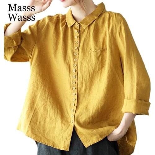 Masss Wasss Womens Long Sleeve Shirts