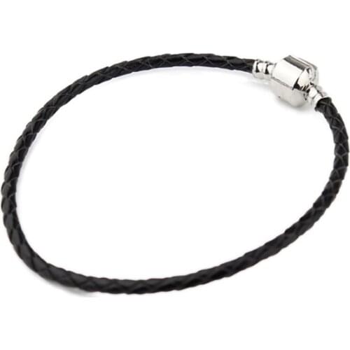 3pcs/lot 7 Colors Woven Leather Bracelets Bangle Fit Original Couple Women Men Bangle Boy Girls Friendship Bracelet Kids Jewelry