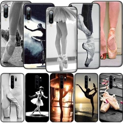 GX29 Ballet Ballerina Soft Silicone Case for Redmi Note 4X 5 5A Prime 6 6A 7 7A 8 8A 8T 9 9A 9C 9S Pro Lite