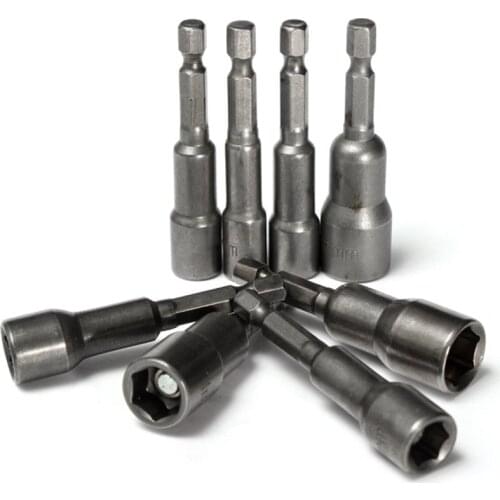 8Pcs Magnetic Nickel-Chrome Alloy Steel Nut Driver Setters Set