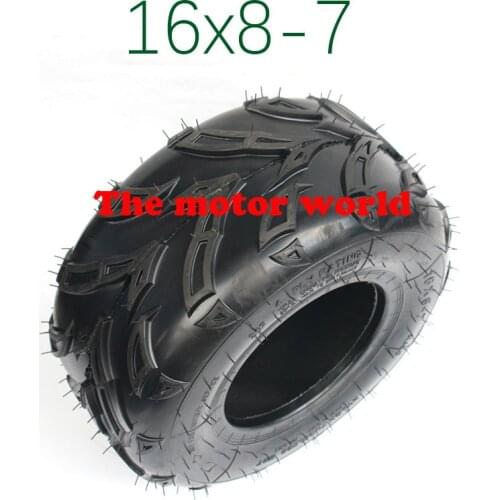 Newest Super High Performance 16X8-7 Atv 7 Inch Tyre for 125cc ATV Quad Buggy Bike Go Kart Dune 16*8-7