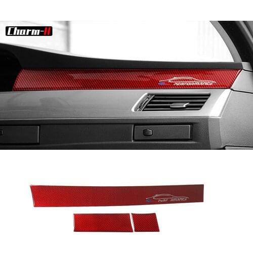 Car Interior Decoration Carbon Fiber Instrument Panel Trim for BMW E60 5 Series 2005-2010