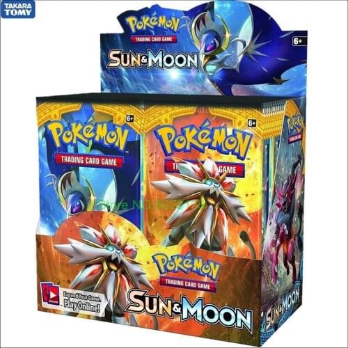 Pokemon TCG Sun And Moon Base Set Booster Box New Sealed - 36 Packs Pokemon Cards