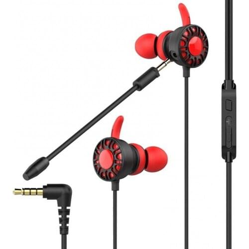 T5 Wired Dynamic 3.5mm In-ear Noise Reduction Gaming Earphone for Phone/Computer