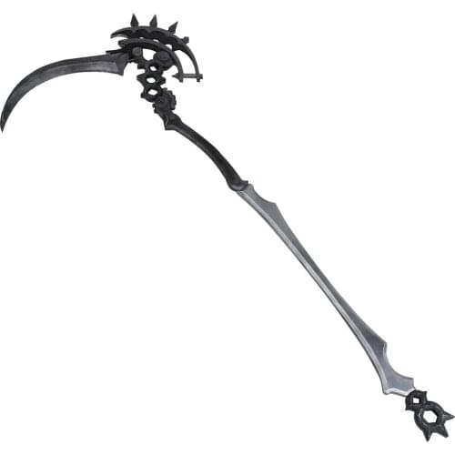 Final Fantasy XIV Cosplay blackboso Sickle Prop for Halloween Fancy Stage Performance Props performance non-destructive