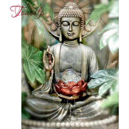 Buddha statue Diamond Painting portrait Religion Round Full Drill Nouveaute DIY5D Mosaic Embroidery Cross Stitch home decor gift