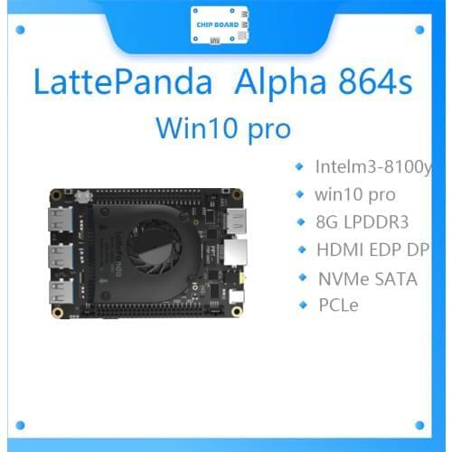 LattePanda Alpha 864s Win 10 pro activated Tiny Ultimate Windows / Linux Device