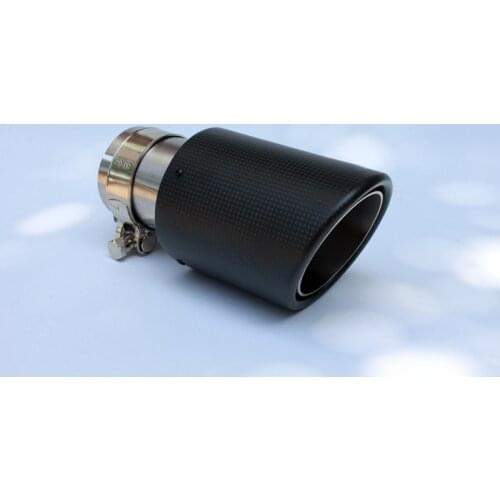 Edge curl Style Carbon fiber Exhaust head tail pipe Fit For BMW M1 M2 M3 M4 M5 M6