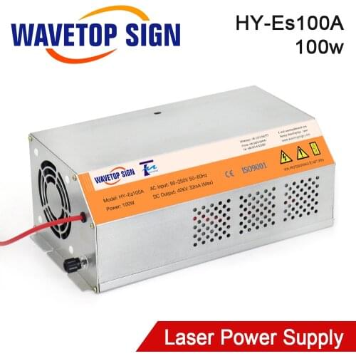 WaveTopSign 100W HY-Es100A CO2 Laser Power Supply for CO2 Laser Engraving Cutting Machine Es Series