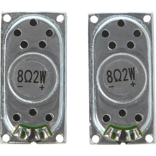 1 Pair Mini Speakers 2040 8Ohm 2W For Notebook Computer Speaker Portable Dropship
