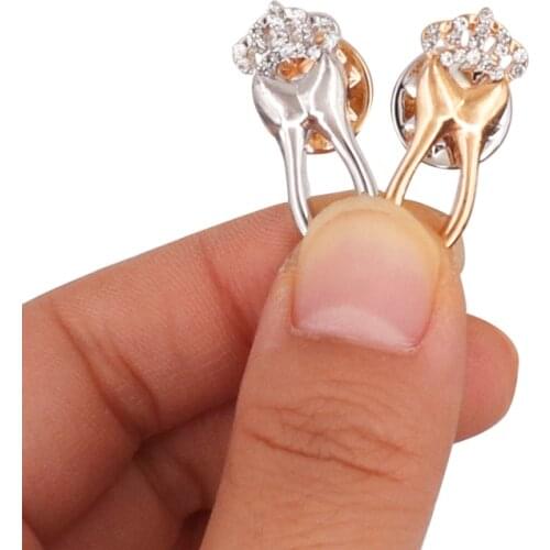 1PC Fashion Tooth Shape Crown Brooch Alloy Crystal Gold/Silver Cute Decoration Kid Friend Women Men Personality Style Pins Gifts