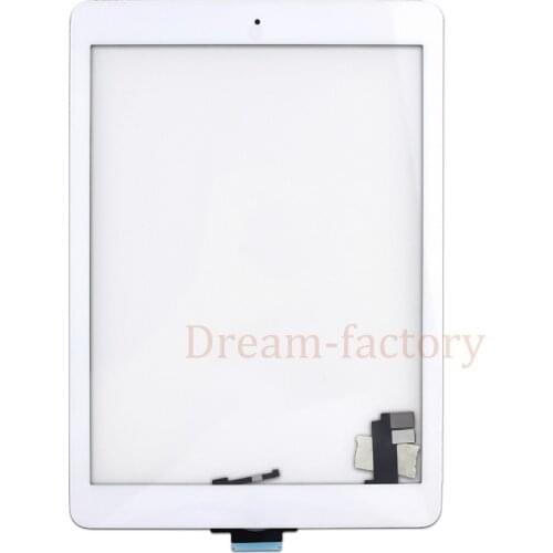 20pcs DHL Shipping For iPad Air 2 A1567 A1566 Touch Screen Digitizer Glass Sensor includes Home Button+Adhesive Sticker