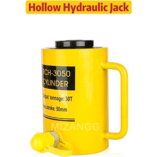 30T Hollow Hydraulic Jack RCH-3050 Hydraulic Hollow Separation Jack with Automatic Shrinkage Function