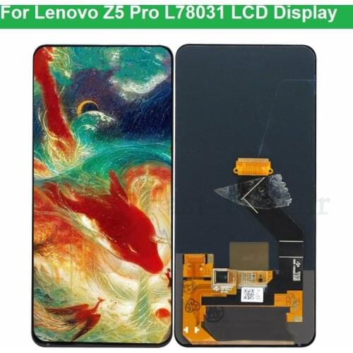 6.39" AMOLED For Lenovo Z5 Pro GT L78032 LCD Display Touch Panel Screen Assembly For Lenovo Z5 Pro L78031 z5pro lcd display