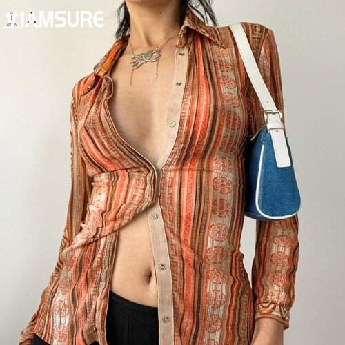 Блузки в полоску IAMSURE China At AliExpress