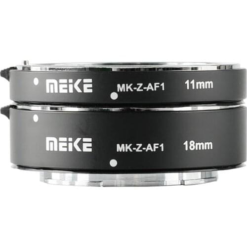 MEKE Meike MK-Z-AF1 Metal AF Macro Extension Tube Auto Focus Adapter ring 11mm 18mm for Nikon Z5 Z6 Z7