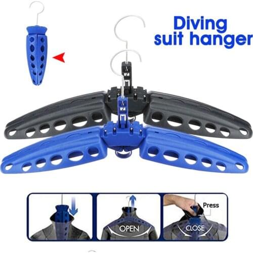 Multi Purpose Foldable Hanger Stand for Snorkeling Diving Surf Wetsuit Drysuit Outdoor Sports Accessories