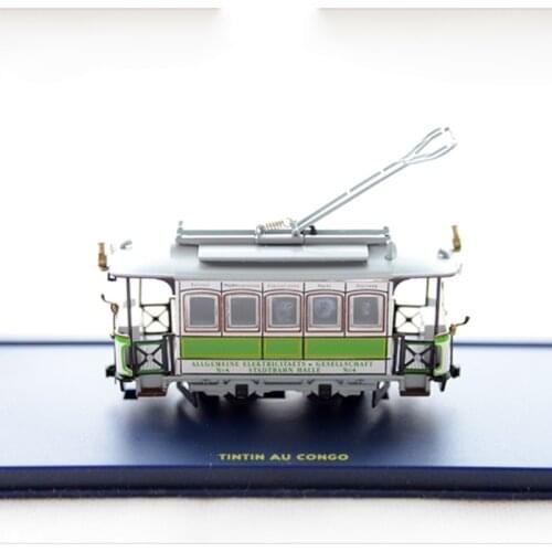 1:87 Scale Train Scene Vintage Retro Tramway Simulation Static Model Adult Collection Decoration Gifts Kids Toys Boys