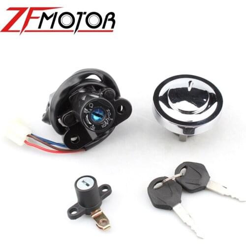 Motorcycle Fuel Gas Cap Ignition Switch Seat Lock Key Kit For Yamaha XVS950 Midnight Star 2009-2012 XVS 950 V-Star 2009-2017