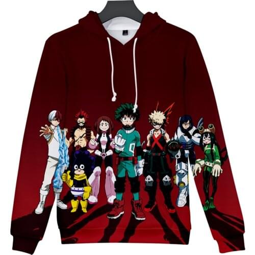 My Hero Academy Season Sweatshirt 3D Printed Hoodies men Harajuku casual Funny hoodie Tops High Quality Drop Shipped