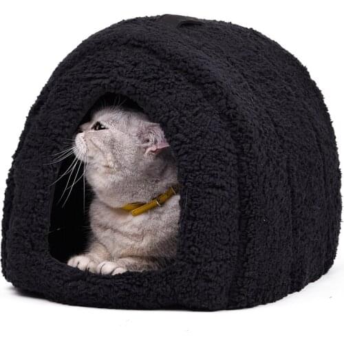 Cotton Pet Bed 4 Colors Sweet Style Dog Cat Kennel Arc Shape Puppy House High Quality Animal Beds Pet Product Wholesale Price