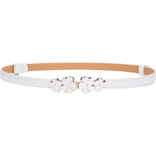 Lightweight Faux Leather Adjustable Women Dress Belt Dress Accessory