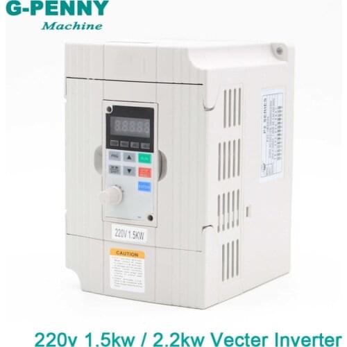 New arrival! 220v 1.5kw / 2.2kw Vector Inveter 400Hz output Frequency Converter Variable Drive VFD Motor Speed Control