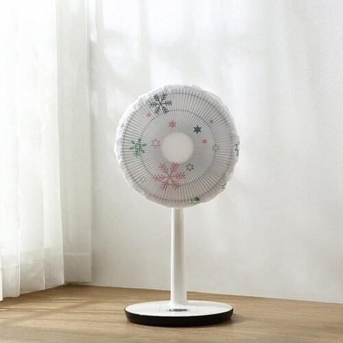 Fan Dust Covers Snowflake Print Round Safety Protection Fans Dustproof Bag Full Package Waterproof Standing Guard