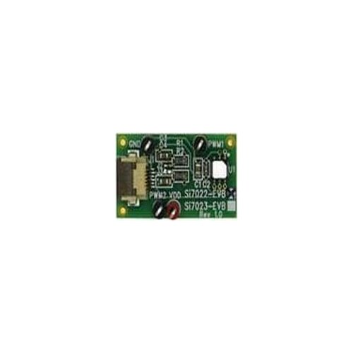 SI7022-23-EVB Temperature Sensor Development Tools Contains a USB dongle, ribbon cable and 2 postage stamp boards for Si7022 and