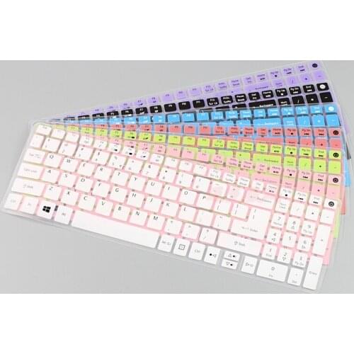 Silicone Keyboard Protective Film Cover Skin Protector For Acer Aspire E5-573G E15 F5-572G E5-552G T5000